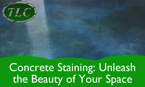 Concrete Staining: Unleash the Beauty of Your Space with Taylor's Landscape Construction, LLC