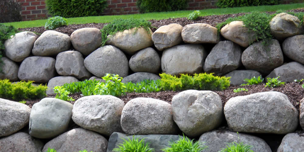 Boulder Wall Retaining Wall Construction near me