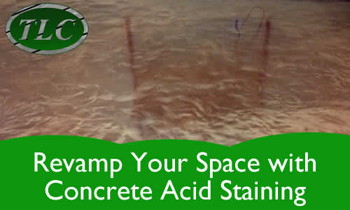 Revamp Your Space with Concrete Acid Staining Installation by Taylor's Landscape Construction, LLC